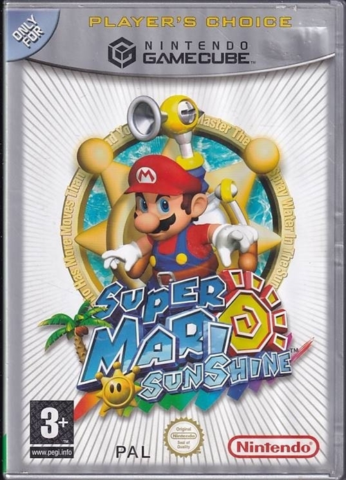Super Mario Sunshine - Players Choice - Nintendo GameCube (B Grade) (Genbrug)
